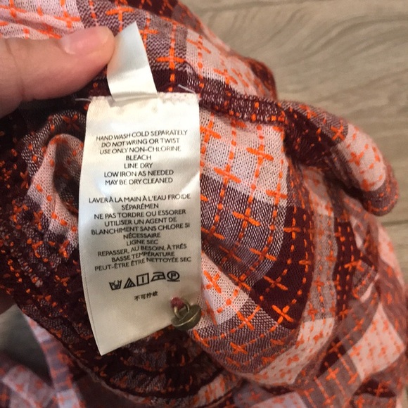 Anthropologie Plaid Top - Picture 9 of 10